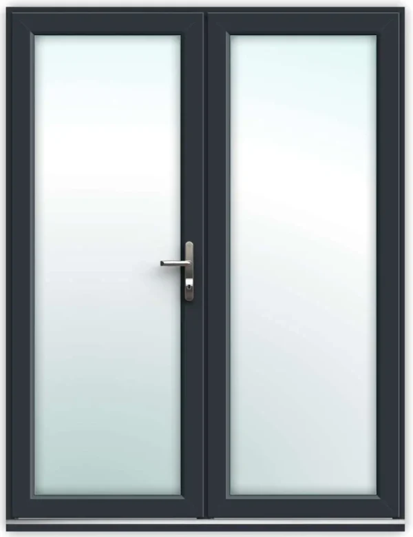 Anthracite Grey uPVC French Doors - Made to Measure