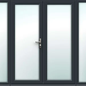 Anthracite Grey French Doors with Side Panels - Build Your Own