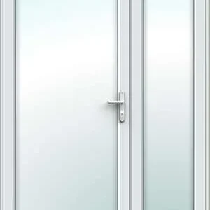 Offset White French Doors - Made to Measure