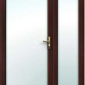 Offset Rosewood French Doors - Made to Measure