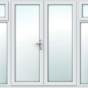 White French Doors with Opening Side Panels - Made to Measure