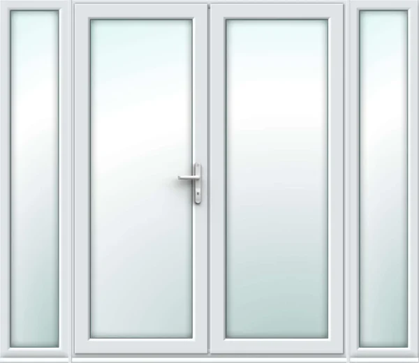 White French Doors with Side Panels - Build Your Own