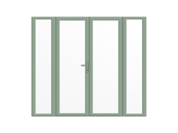 Chartwell Green French Doors with Side Panels - Build Your Own