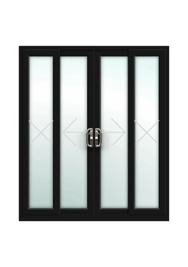 Aluminium 4 Pane Sliding Patio Door – Made to Measure
