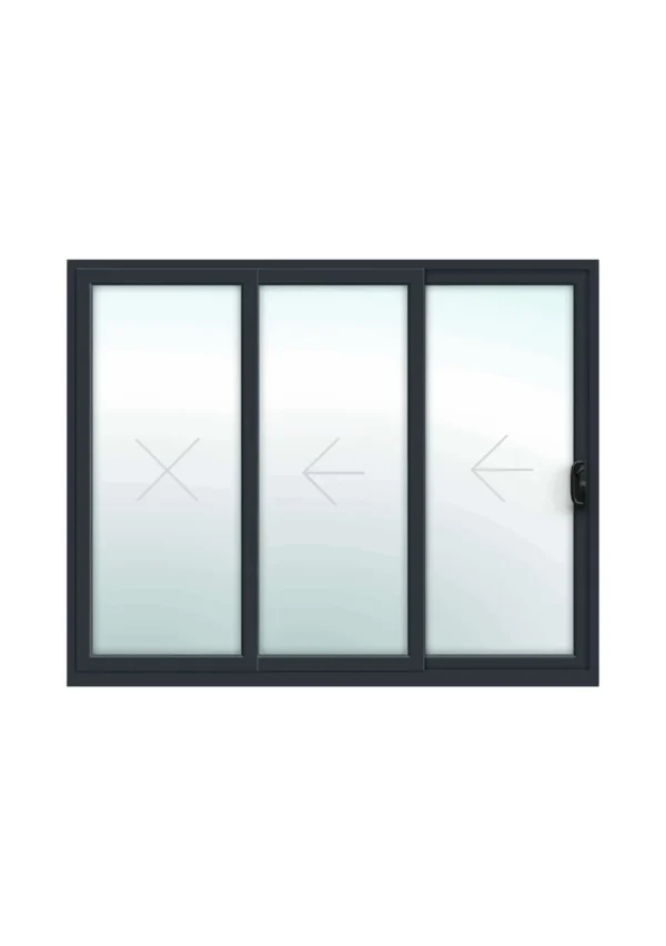 Triple Track Aluminium Sliding Patio Door – Made to Measure